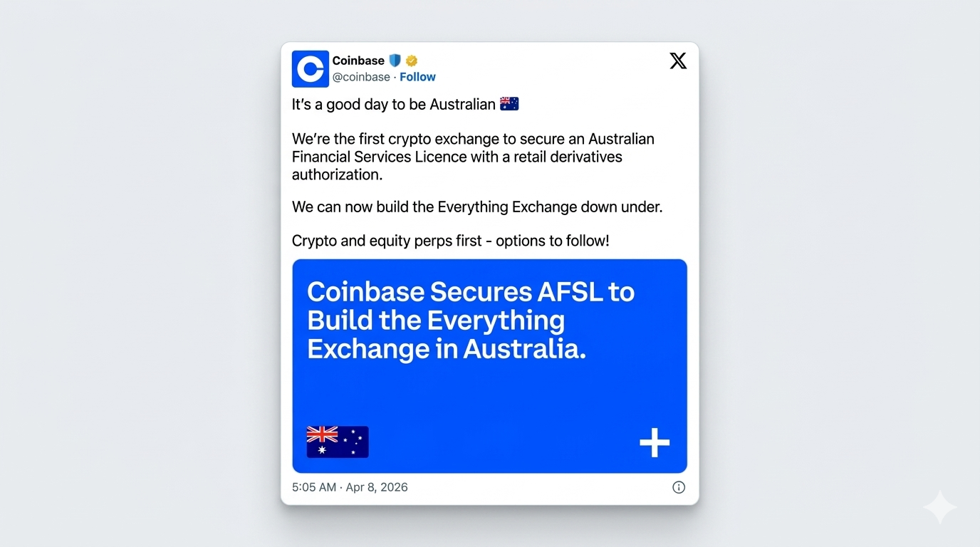 Coinbase tweet